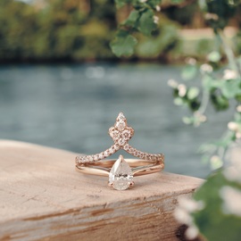 Magic Wand Diamond Ring