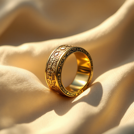 Anunnaki Gold Ring