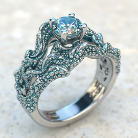 Ocean Wave Ring