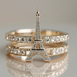 Eiffel Tower Ring