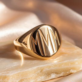 Custom Gold MMM Ring