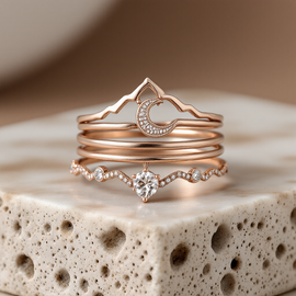 Elegant Gold Gemstone Ring