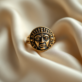 Maya Face Style Ring