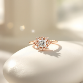 Princess Lily Diamond Ring