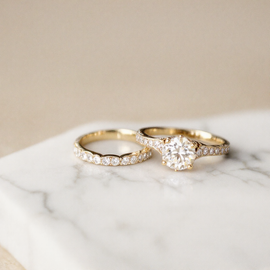 Timeless Engagement Ring Set