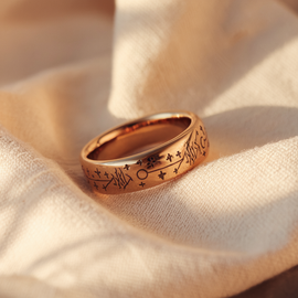 Anunnaki Gold Ring