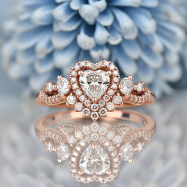 Heart Shape Engagement Ring