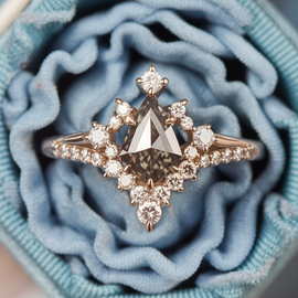 Shooting Star Engagement Ring