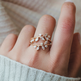 Double Vine Ring