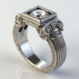 Greek Column Ring